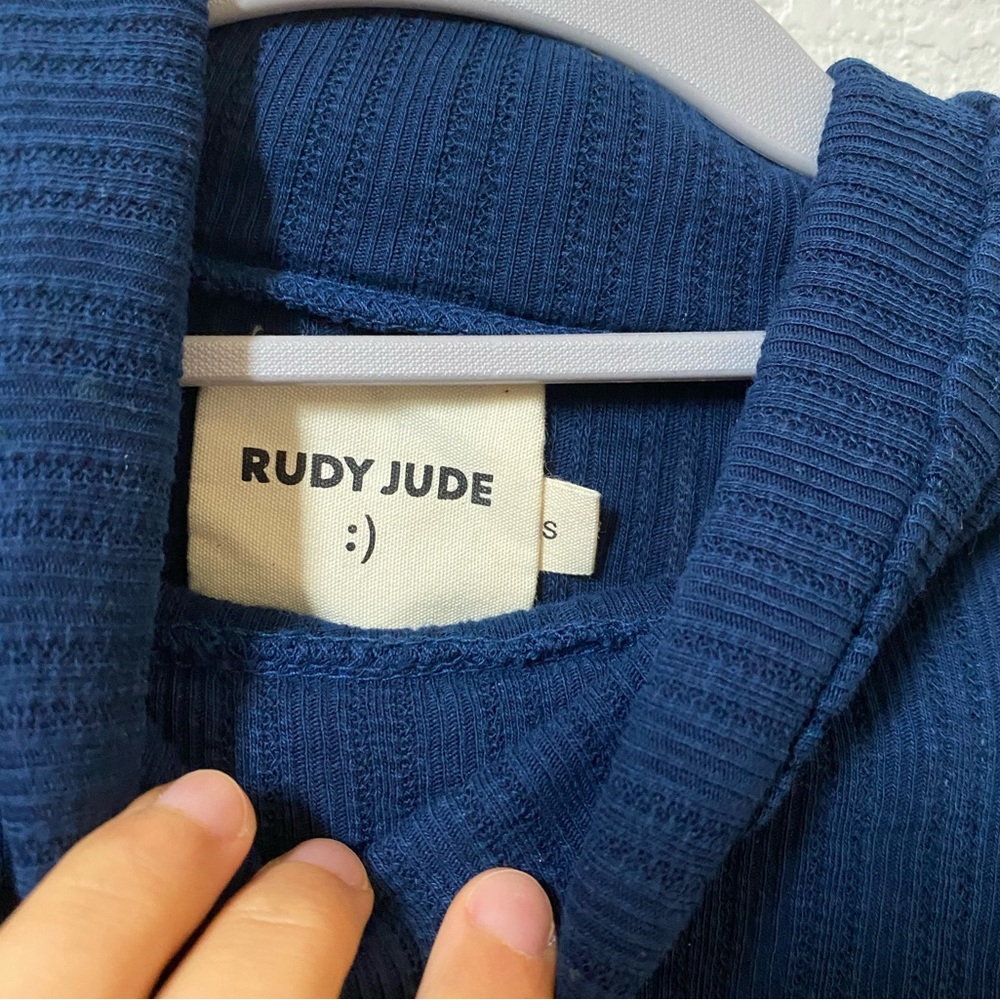 Rudy Jude Pointelle turtleneck NWOT